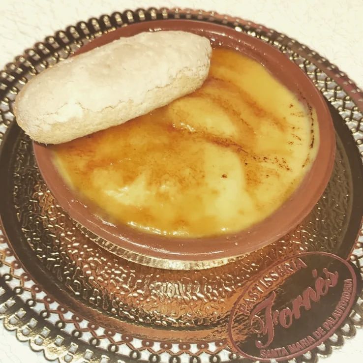 Crema catalana de pastisseria Fornés